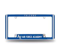 Rico Industries NCAA Air Force Academy Falcons Alternate 12" x 6" Chrome All Over Automotive License Plate Frame for Car/Truck/SUV