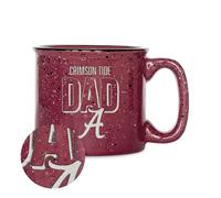 Rico Industries NCAA Alabama Crimson Tide Dad 12oz Laser Engraved Campfire Mug