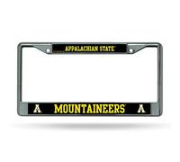 Rico Industries NCAA Appalachian State Mountaineers Standard Chrome License Plate Frame, 6 x 12.25-inches