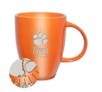 Rico Industries NCAA Arkansas Razorbacks Sunburst 18oz Laser Engraved Ceramic Lustre Mug