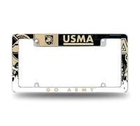 Rico Industries NCAA Army West Point Black Knights Primary 12" x 6" Chrome All Over Automotive License Plate Frame for Car/Truck/SUV