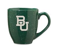 Rico Industries NCAA Baylor Bears Primary 16 oz Team Color Laser Engraved Speckled Ceramic Coffee Mug