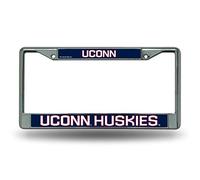 Rico Industries NCAA Connecticut Huskies - UCONN UCONN Premium License Plate Chrome Frame 12" x 6"