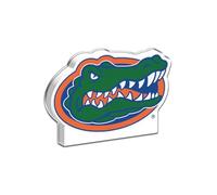 Rico Industries NCAA Florida Gators Standard Acrylic Shape Cut 3" Desk Art - Premium Freestanding Acrylic Display, Precision-Cut Mini Desk Décor,for Home, Office, or Gift Giving