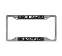 Rico Industries NCAA Florida State Seminoles Pewter License Plate Frame 12" x 6"