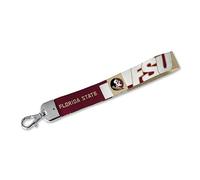 Rico Industries NCAA Florida State Seminoles Wrist Lanyard Key Chain, Cute Wristlet Strap Keychain Holder for Women Men Car Keys ID Badges Card Wallet Phone Camera