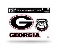 Rico Industries NCAA Georgia Bulldogs Die Cut Team Magnet Set Sheet, 8.5 x 11-inches