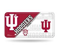 Rico Industries NCAA Indiana Hoosiers Metal License Plate Tag, 6 x 11.5-inches