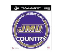 Rico Industries NCAA James Madison Dukes Standard 8" Round Magnet