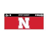 Rico Industries NCAA Nebraska Cornhuskers 4 x 10 Team Spirit Magnet - Car, Home Décor - Refridgerator, Office, Kitchen