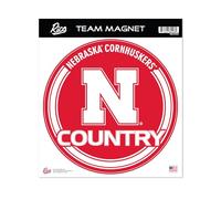 Rico Industries NCAA Nebraska Cornhuskers Standard 8" Round Magnet