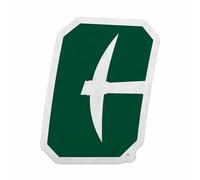 Rico Industries NCAA North Carolina-Charlotte 49ers Primary Shape Cut Pennant - Home and Living Room Décor - Soft Felt EZ to Hang