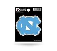 Rico Industries NCAA North Carolina Tar Heels Die Cut Team Logo Short Sport Sticker