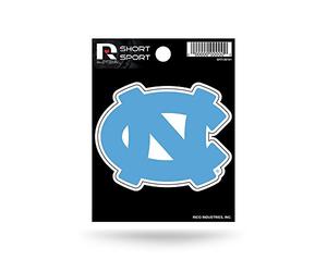 Rico Industries NCAA North Carolina Tar Heels Die Cut Team Logo Short Sport Sticker