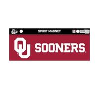Rico Industries NCAA Oklahoma Sooners 4 x 10 Team Spirit Magnet - Car, Home Décor - Refridgerator, Office, Kitchen