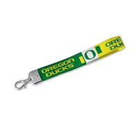 Rico Industries NCAA Oregon Ducks Wrist Lanyard Key Chain, Cute Wristlet Strap Keychain Holder for Women Men Car Keys ID Badges Card Wallet Phone Camera