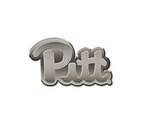 Rico Industries NCAA Pitt Panthers Antique Auto Emblem Antique Nickel Auto Emblem for Car/Truck/SUV