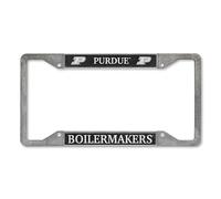 Rico Industries NCAA Purdue Boilermakers Pewter License Plate Frame 12" x 6"