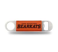 Rico Industries NCAA Sam Houston State Bearkats Laser Engraved Bar Blade Faux Leather Laser Engraved Bar Blade - Great Beverage Accessory for Game Day