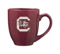 Rico Industries NCAA South Carolina Gamecocks Primary 16 oz Team Color Laser Engraved Ceramic Coffee Mug, Coffee Cups