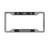 Rico Industries NCAA Southern California Trojans - USC Pewter License Plate Frame 12" x 6"