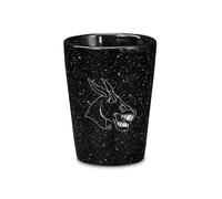 Rico Industries NCAA Texas-San Antonio Roadrunners - UTSA 2oz Ceramic Shot Glass for Fans, Laser Engraved in Team Color Single Shot Glass