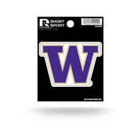 Rico Industries NCAA Washington Huskies Die Cut Team Logo Short Sport Sticker