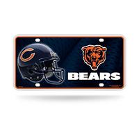 Rico Industries NFL Chicago Bears Metal License Plate Tag