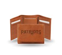 Rico Industries NFL Embossed Leather Trifold Wallet, New England Patriots