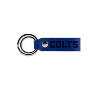 Rico Industries NFL Faux Leather Keychain Indianapolis Colts