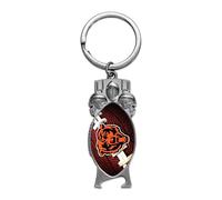 Rico Industries NFL Football Chicago Bears Sculpted Bottle Opener Keychain - Car Accessory