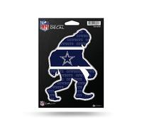 Rico Industries NFL Football Dallas Cowboys Big Foot 5" x 7" Vinyl Die-Cut Decal - Car/Truck/Home Accessory
