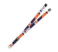 Rico Industries NFL Football Denver Broncos 19" x 1" Premium Unisex-Adult Safety Breakaway Lanyard - Flash