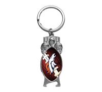 Rico Industries NFL Football Denver Broncos Sculpted Bottle Opener Keychain - Car Accessory