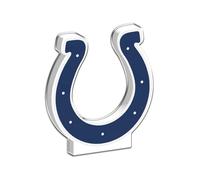 Rico Industries NFL Football Indianapolis Colts Standard Acrylic Shape Cut 3" Desk Art - Premium Freestanding Acrylic Display, Precision-Cut Mini Desk Décor,for Home, Office, or Gift Giving