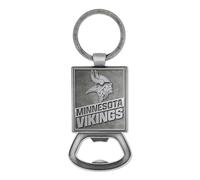 Rico Industries NFL Football Minnesota Vikings Pewter Style Bottle Opener Keychain