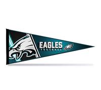 Rico Industries NFL Football Philadelphia Eagles Primary 12" x 30" Felt Wall Décor Pennant - Great for Home/Bed Room/Man Cave Décor