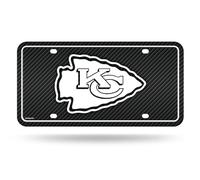 Rico Industries NFL Football Washington Commanders Carbon Fiber Metal Tag 12" x 6"