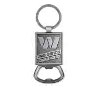Rico Industries NFL Football Washington Commanders Pewter Style Bottle Opener Keychain