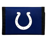 Rico Industries NFL Indianapolis Colts Nylon Tri-Fold Wallet Nylon Tri-Fold Wallet, 3" x 5"