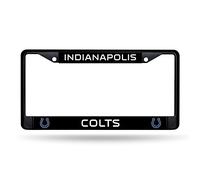 Rico Industries NFL Indianapolis Colts Standard Chrome License Plate Frame, 6 x 12.25-