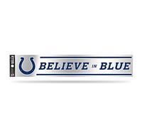 Rico Industries NFL Indianapolis Colts Tailgate Sticker, 3 x 17-inches