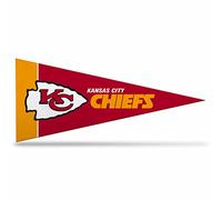 Rico Industries NFL Kansas City Chiefs 8-Piece 4-Inch by 9-Inch Classic Mini Pennant Décor Set