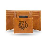 Rico Industries NFL Laser Engraved Trifold Wallet, Cincinnati Bengals