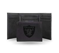 Rico Industries NFL Laser Engraved Trifold Wallet, Oakland Raiders