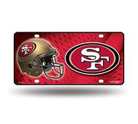 Rico Industries NFL Metal License Plate Tag, San Francisco 49ers