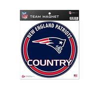 Rico Industries NFL New England Patriots 8" Round Magnet