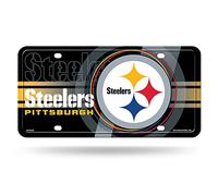 Rico Industries NFL Pittsburgh Steelers Metal License Plate Tag