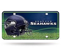 Rico Industries NFL Seattle Seahawks Metal License Plate Tag, 6" x 12", Multicolor