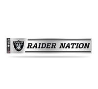 Rico Industries NFL Tailgate Sticker, 3 x 17-inches, Oakland Raiders